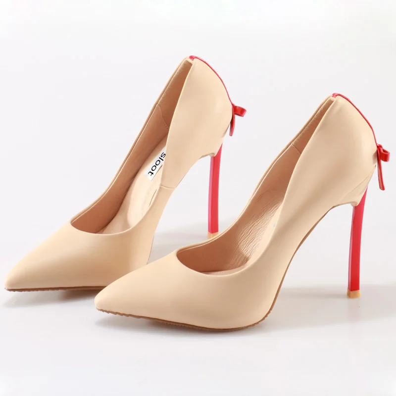 white Femmes Soirée Robe Sexy gold Décor Red White Papillon Sangle Black gold Black Bout Mince black Pink De Talons Bowtie black Nude En Pointu Métal Retour Pompes Lame Dames Noeud Nude Chaussures red 1qdcqH