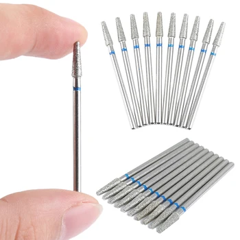 

10 Pcs 2.35mm Shank Diamond Grinding Bur Drill Bits Sets For Dental Grinding Needle Shape MB31 Dental Polishing Burs