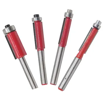 

1/4'' Shank Carpentry Flush Trim Bit Flush Trim Router Bit Carving Woodworking Router Bit Woodworking Tool
