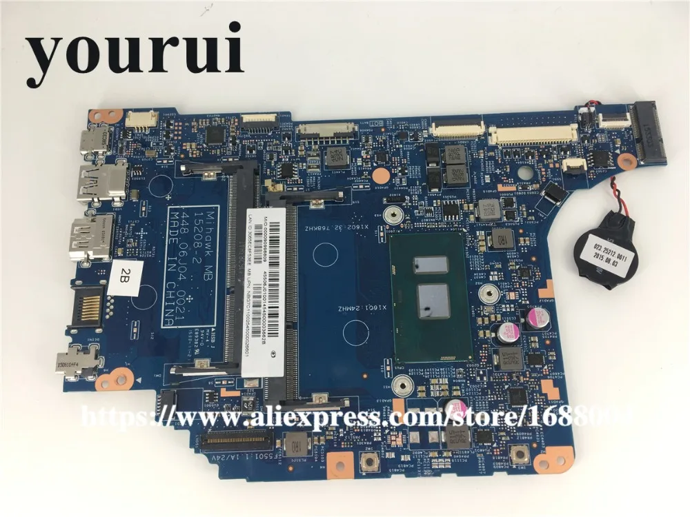 

Laptop motherboard NBG7C11002 NB.G7C11.002 For Acer Aspire V3-372T V3-372 15208-2 448.06J04.0021 With i3-6100U SR2EU