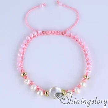 

cultured freshwater pearl bracelet macrame drawstring bracelets bohemian style jewelry boho jewellery uk boho bracelet gypsy jew