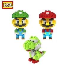 LOZ Super Mario Bros font b Toy b font font b Figure b font Model Luigi