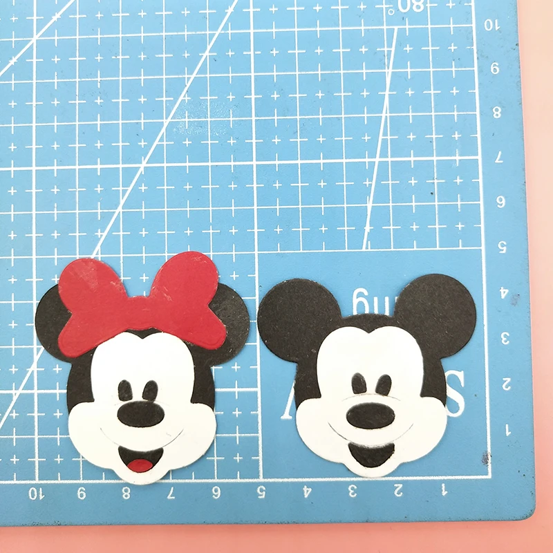 

Mickey and Minnie Metal Cutting Die Stencils for DIY Scrapbooking album Decorative Embossing Paper Cards