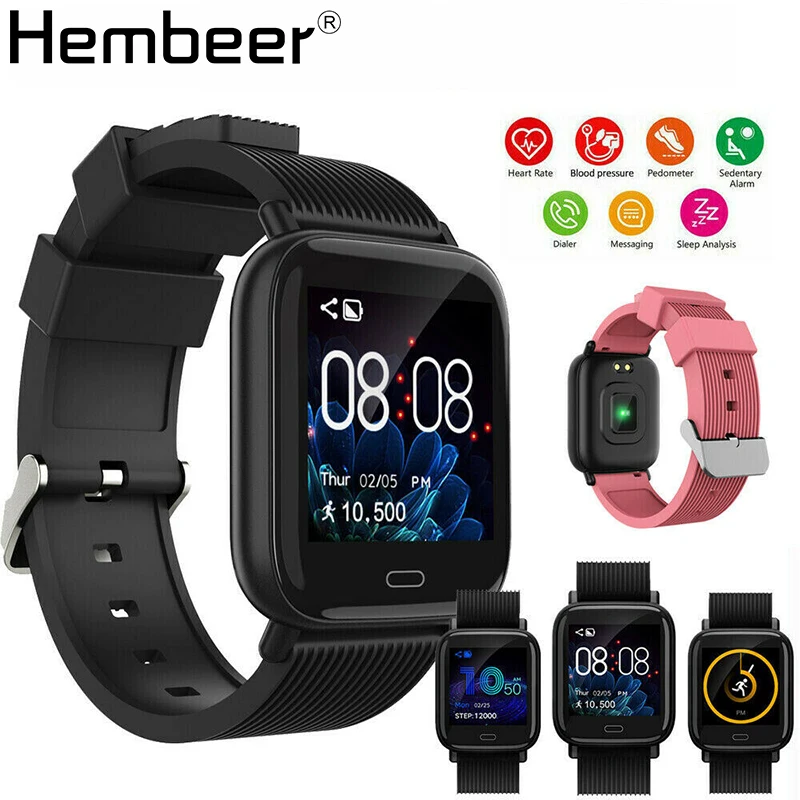 

Bluetooth Smart Watch Color Screen Smart Bracelet Sports Wristband Fitness Tracker Heart Rate Monitor for Android IOS pk fitbits