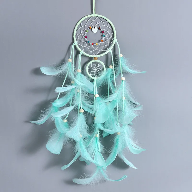 

Feather Dreamcatcher Manual Wind Bell Pendant Car Pendant Home Decoration Garden Decoration cheap high quality China wind chimes