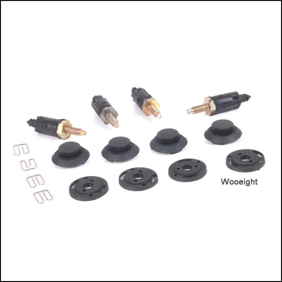 16Pcs Metal HDI Enigine Cover Clip Bolt Kit For Citoren Peugeot 306 307 206 207 High Quality Sets Car Accessories (3)