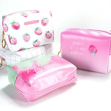 4 модели на выбор, новинка, 22 см, PU Сумка для монет с фруктами, женская косметичка, сумка для монет, Подарочный кошелек, чехол