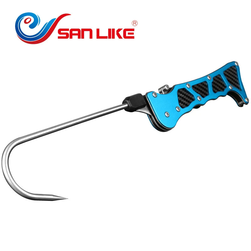 Outdoor Fish Grip Portable Telescopic Fish Gaff Stainless Fishing Spear