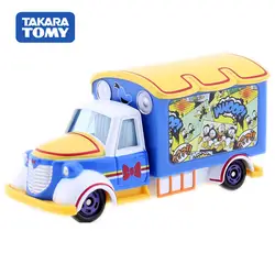 Tomica disney Моторс Добрый день переноски Дональд Дак Специальный Япония Такара Tomy литая металлическая модель игрушки транспортные средства