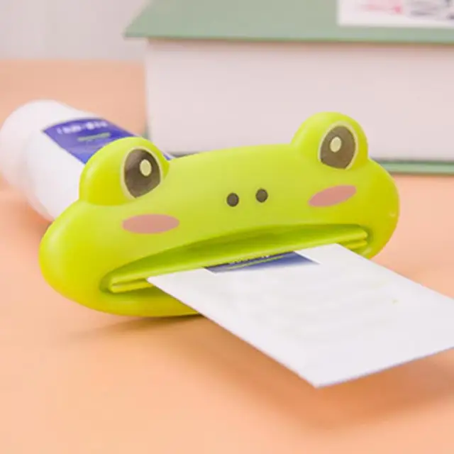Animal Plastic Toothpaste Squeezer Bath Toothbrush Holder Bathroom Sets Home Commodity Bathroom Tube E5M1 Animal Plastic Toothpaste Squeezer Bath Toothbrush Holder Bathroom Sets Home Commodity Bathroom Tube E5M1