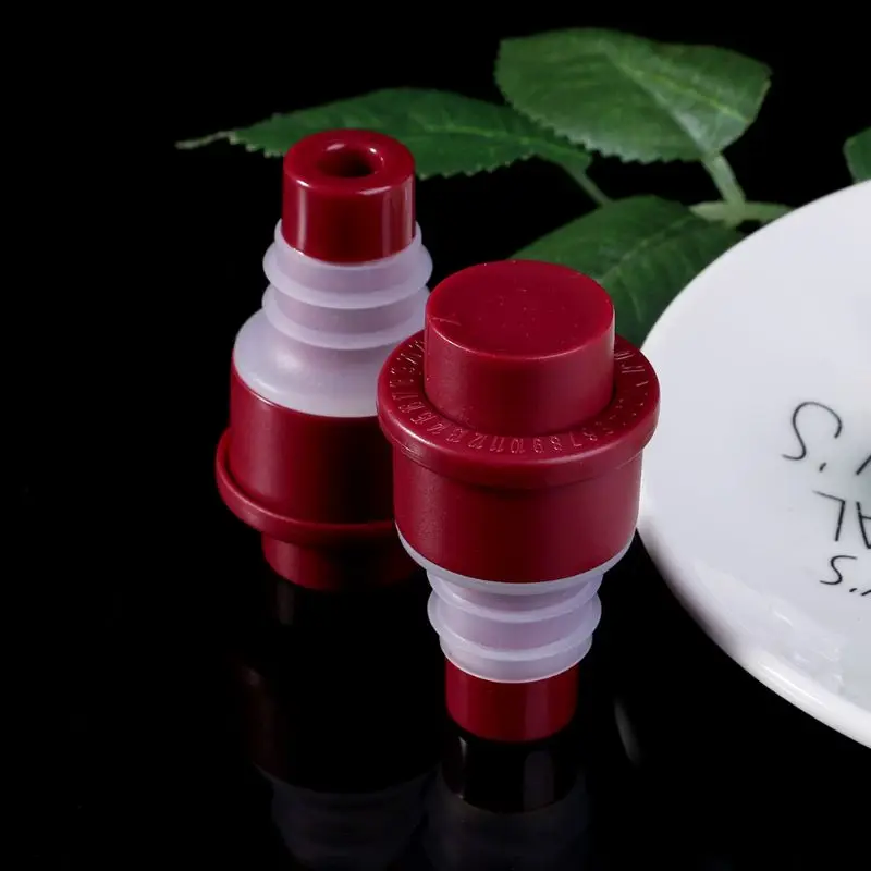 Vacuum Sealed Champagne Red Wine Bottle Stopper Plug Cap Preserver Home
