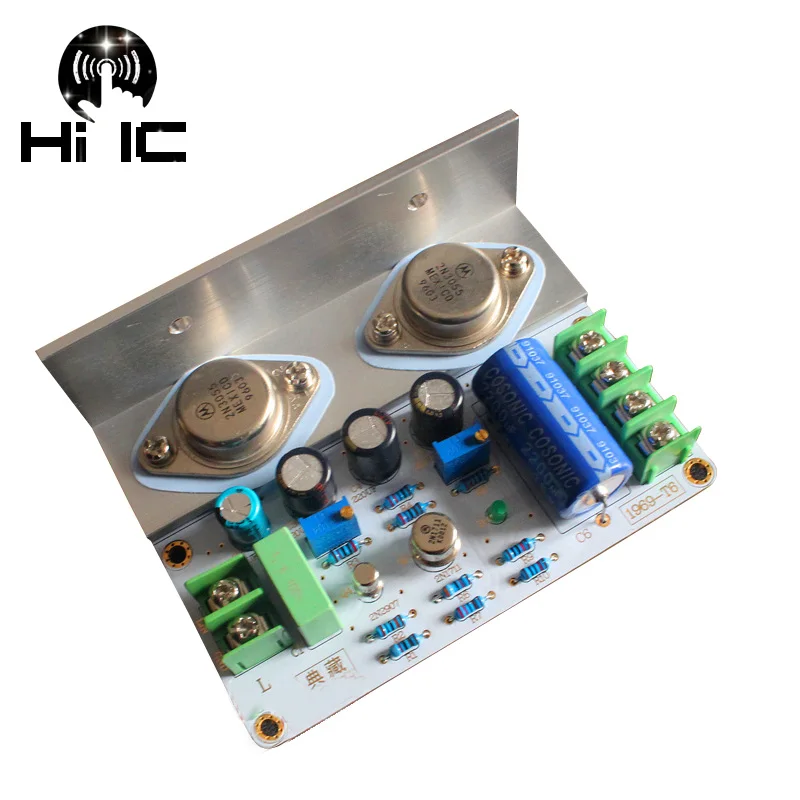 2Pcs Diy Kits JLH 1969 Class A Amplifier Board High Quality PCB MOT