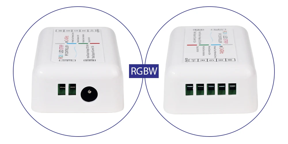 Светодиодный RGBW контроллер с сенсорным экраном 2,4G, беспроводной DC12-24V, сенсорный Радиочастотный пульт дистанционного управления для RGBW светодиодной ленты