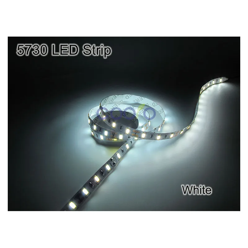 Светодиодная лента 5730 SMD 12 в пост. Тока 60 светодиодов/м 5 м/лот не