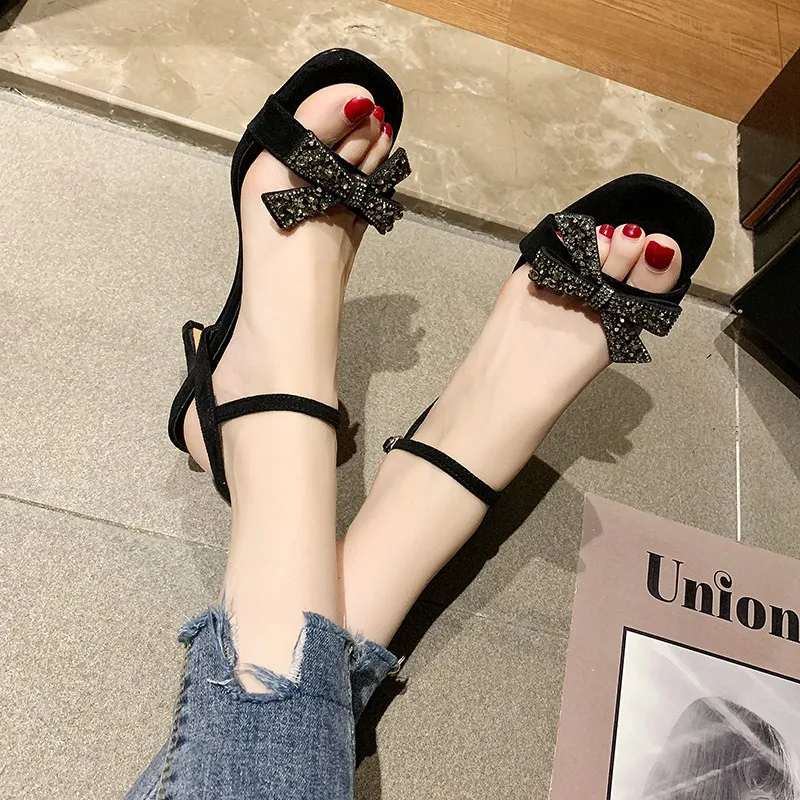 

Clear Heels Open Toe 2019 Sandals Bow Shoes Slippers Suit Female Beige Peep Women's Fashion Ladies Sexy High Heeled Stiletto