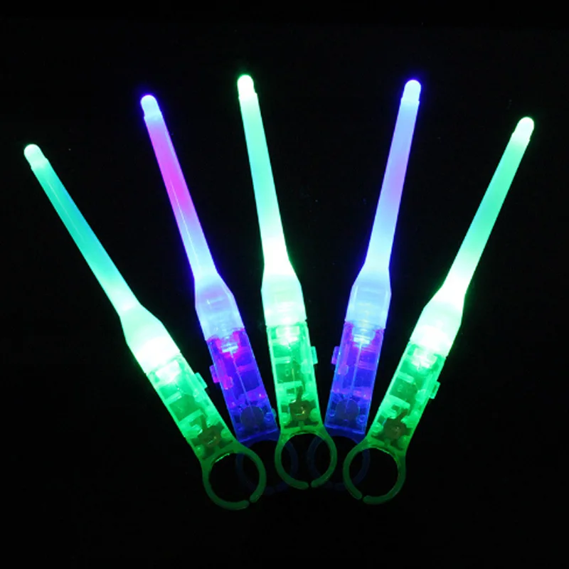 Светодиодные игрушки светящиеся палочки креативные лазерные светящиеся пальчиковые огни Рождественские игрушки Свадебные праздник день