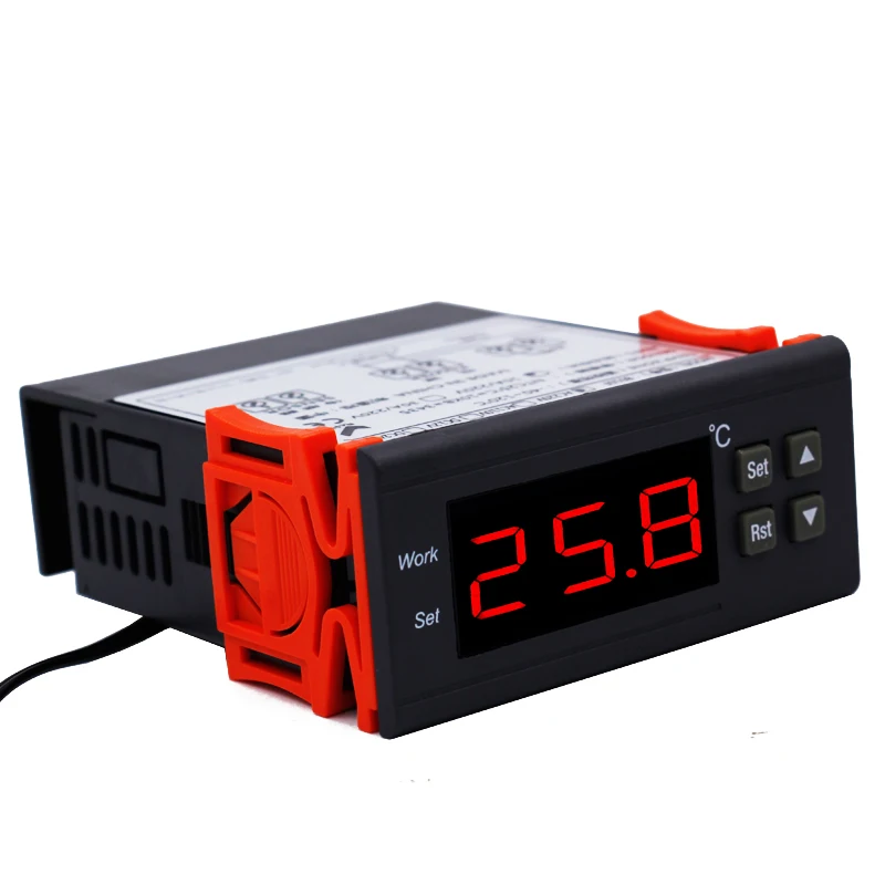 

220v temperature meter controller thermal regulator Thermometer Thermostat Thermocouple -50~120 Celsius Degree with Sensor