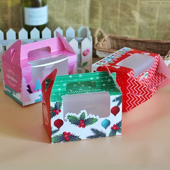 

50PCS multicolour hollow Christmas tree Paper Boxes Candy Box Wedding Favors Gift with ribbon Party Birthday Baby Shower Supply