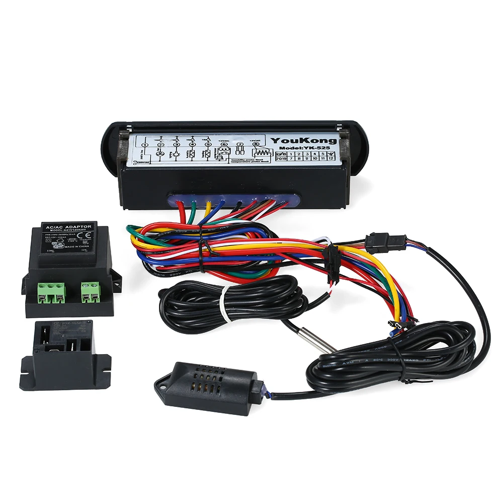 

YouKong widely used Digital Hygrometer Thermometer Temperature and Humidity Recording Controller Reptile Thermostat Hygrostat