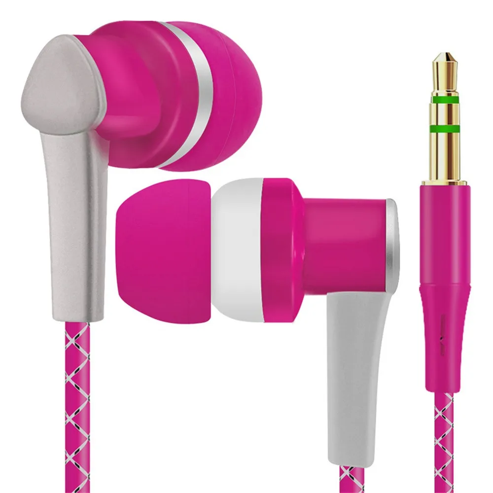 3 5 мм наушники в ухо стерео бас музыка Auriculares проводные спортивные с микрофоном