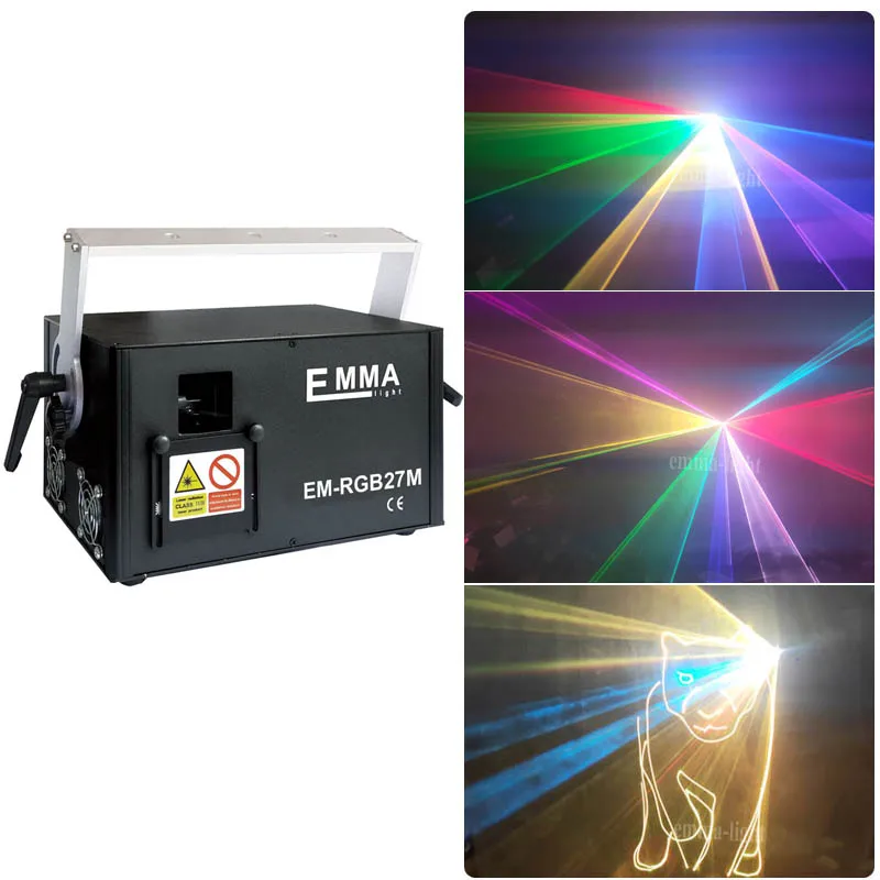 

4000mw 4 watt RGB animation analog modulation laser light show /DMX,ILDA laser/disco light /stage laser projector