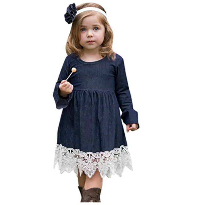 

Girls Dress Summer casual kids dresses for girls Long sleeve princess dress lace tutu dress new year costume for girls clohes