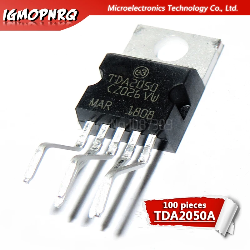 

100pcs TDA2050A TDA2050 TO220-5 new original