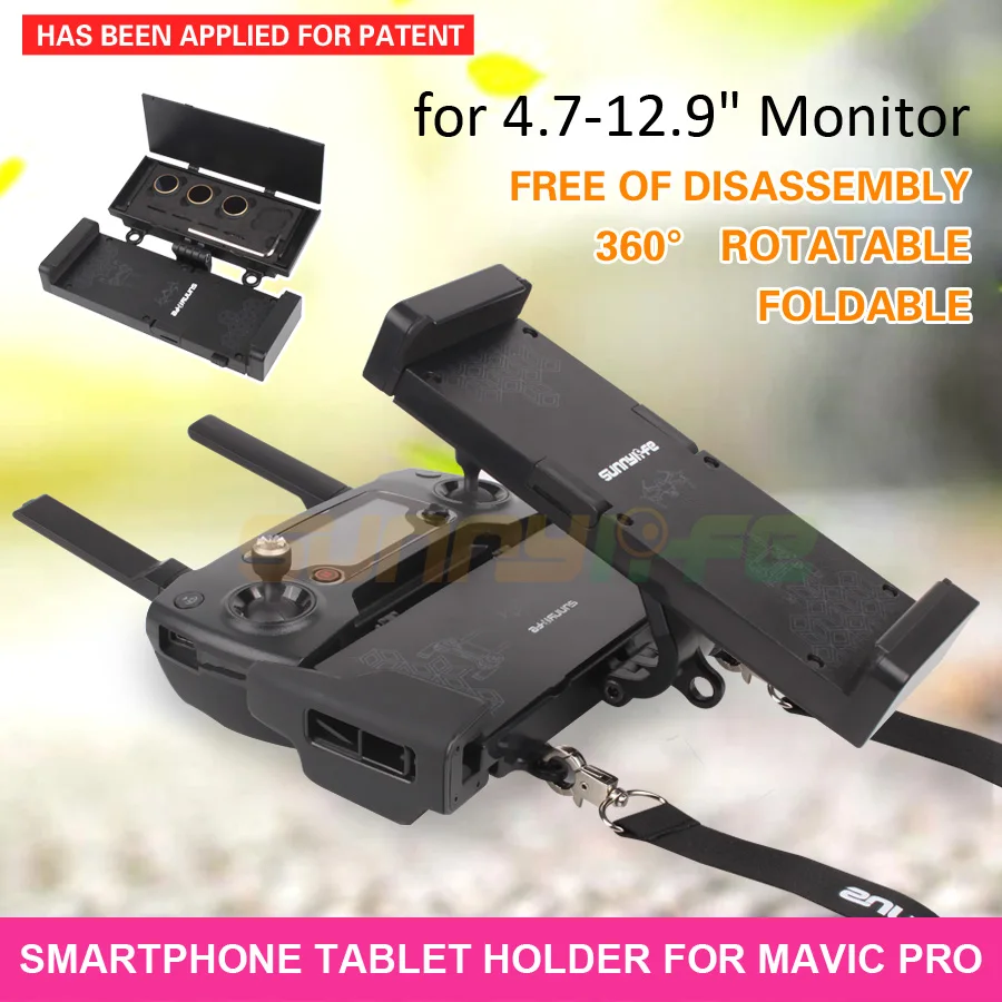 Image Free Shipping Sunnylife Foldable Extended Holder Remote Controller Smartphone Tablet Holder for DJI MAVIC PRO