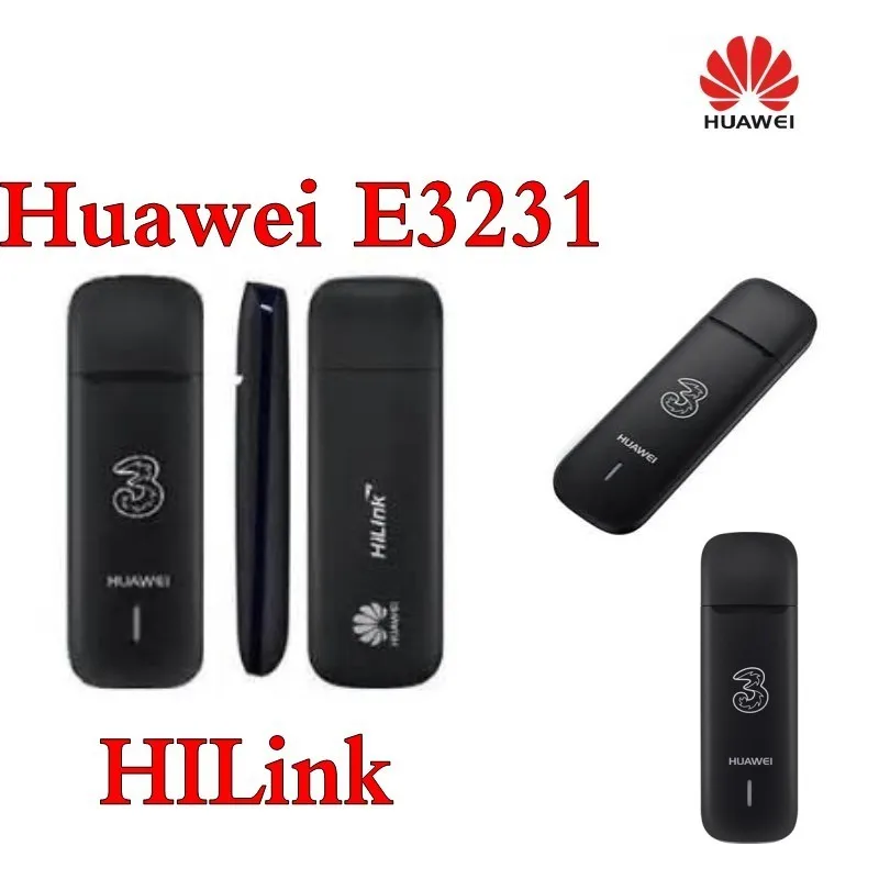 

Unlocked Huawei E3231 HiLink 21Mbps 3G HSPA+ WCDMA UMTS 2100MHz USB Wireless Modem