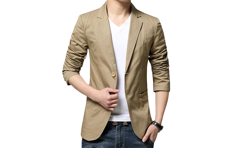 ZIOLOMA костюм на две пуговицы для мужчин s Slim Fit Повседневный Блейзер, куртка модный бренд мужской блейзер деловые люди пальто пиджак пиджаки