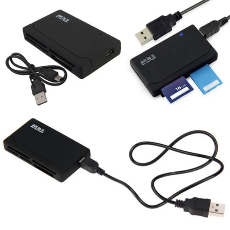 Для Samsung Sandisk карты памяти USB SD адаптер все в одном 2 0 кардридер TF CF MS Micro смарт