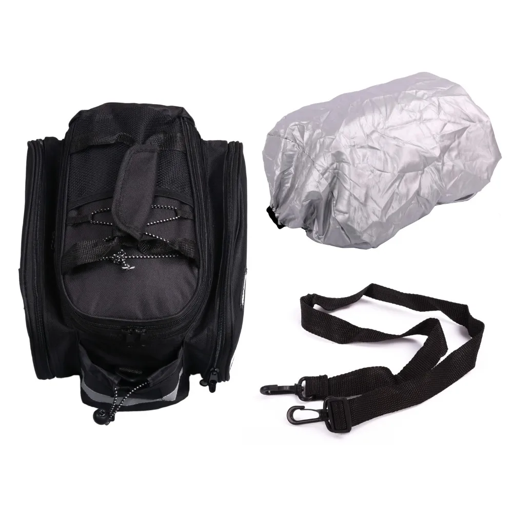 Cheap WEST BIKING Cycling Rear Rack Bag 10-25L Volume Waterproof Riding Bicycle Rear Rack Storage Luggage Bags Reflective MTB Bike Bag 3