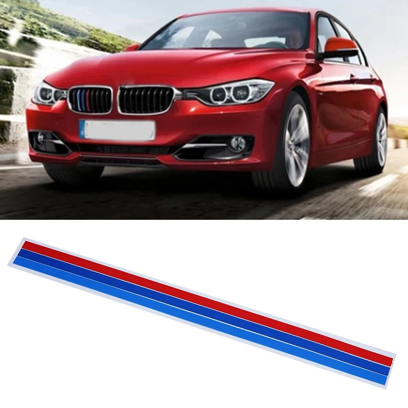 3 шт. м цветная полоса Автомобильная почка декоративная решетка наклейка для BMW серии 200*5 мм авто аксессуары светоотражающие декоративные наклейки