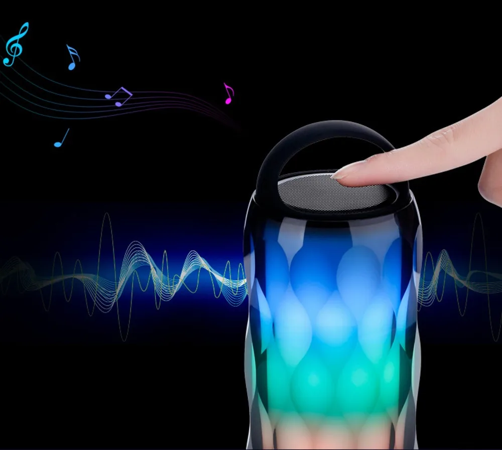 Joinrun беспроводной Bluetooth динамик цветной Портативный громкой связи TF карта стерео звук двойной динамик 2000 мАч сабвуфер плеер