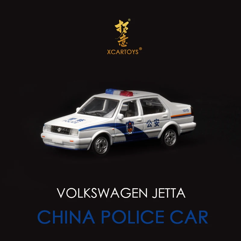 

1/64 Volkswagen jetta Chinese Police Cars Diecast Model Car Kids Toys Gifts