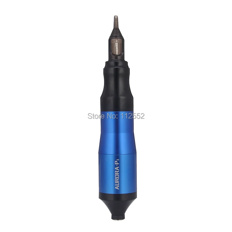 Professional Tattoo Rotary Machine Pen Motor Needles Cartridge Tattoo Equipment Supply - Цвет: Blue