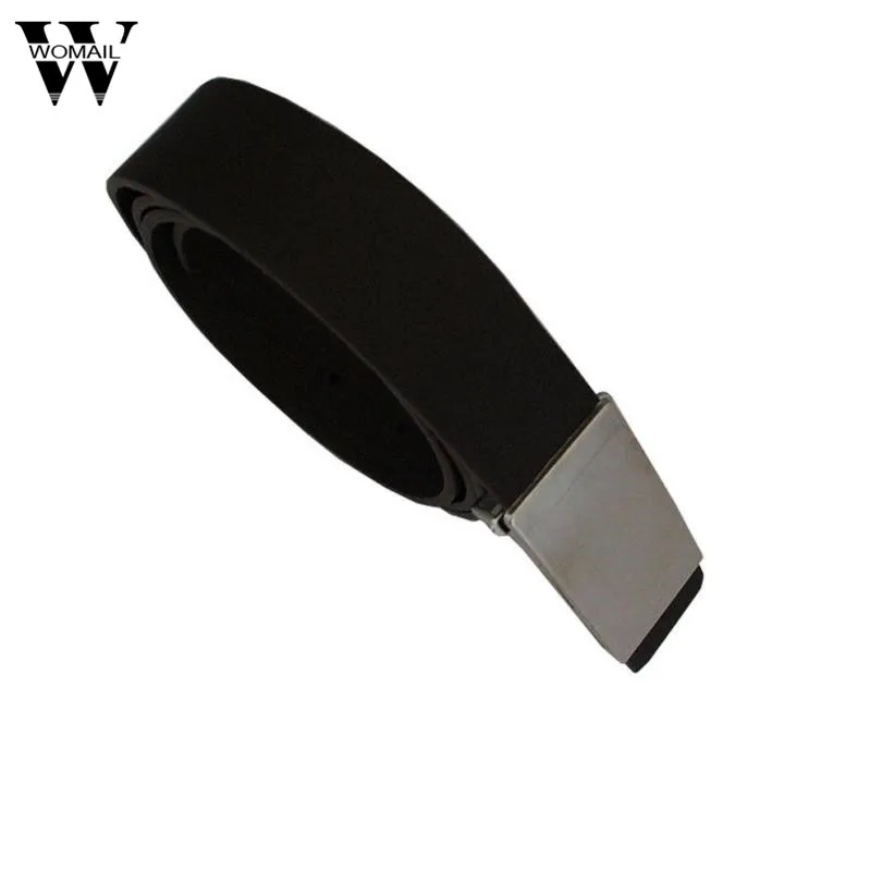 

2017 Men Women Automatic Buckle Leather Waist Strap Belts Buckle Belt