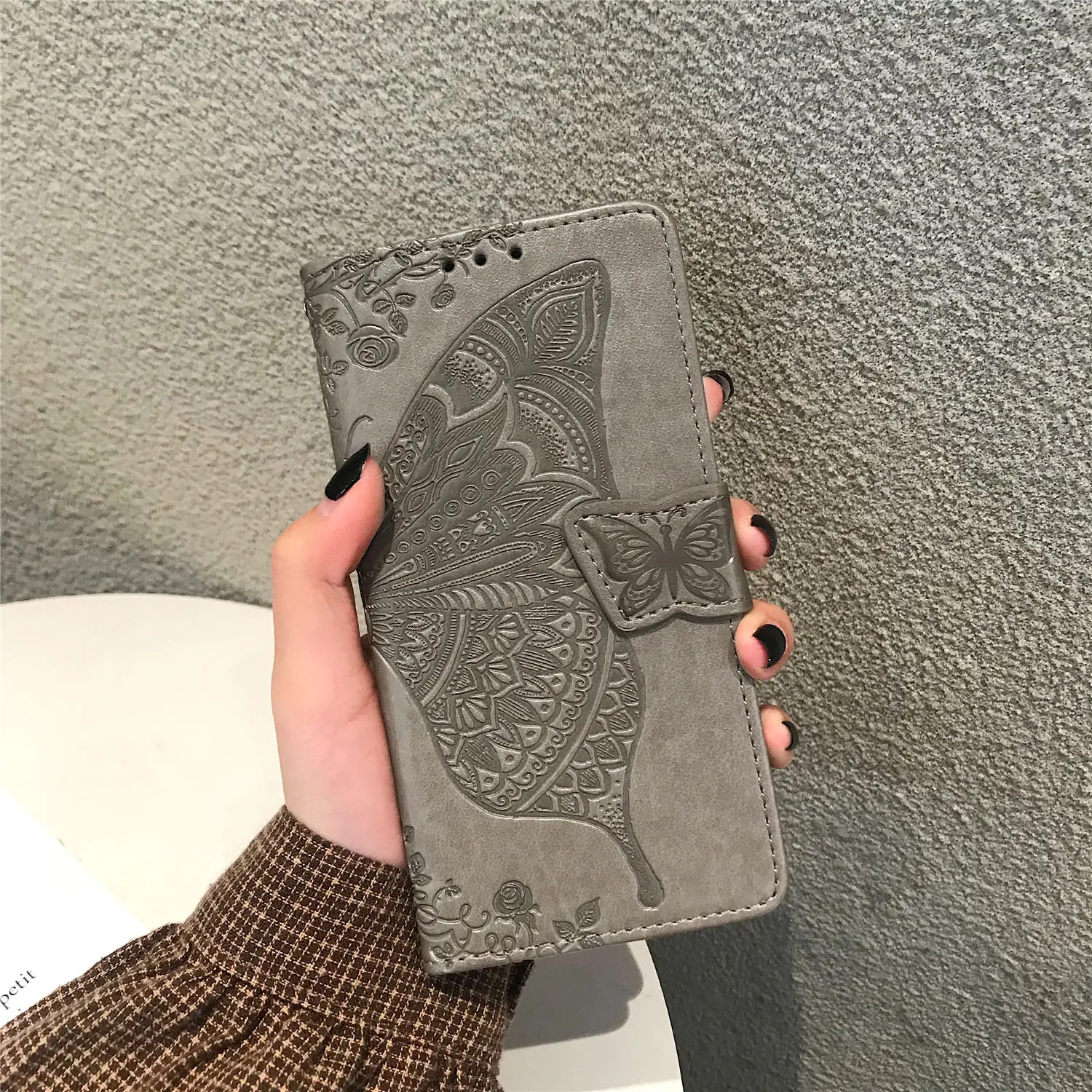 

Case For Huawei Honor 9 Lite Leather Case on Huawei P Smart 2018 5.65 Flip Wallet Cover Coque For Huawei Honor 9 Lite Phone Case