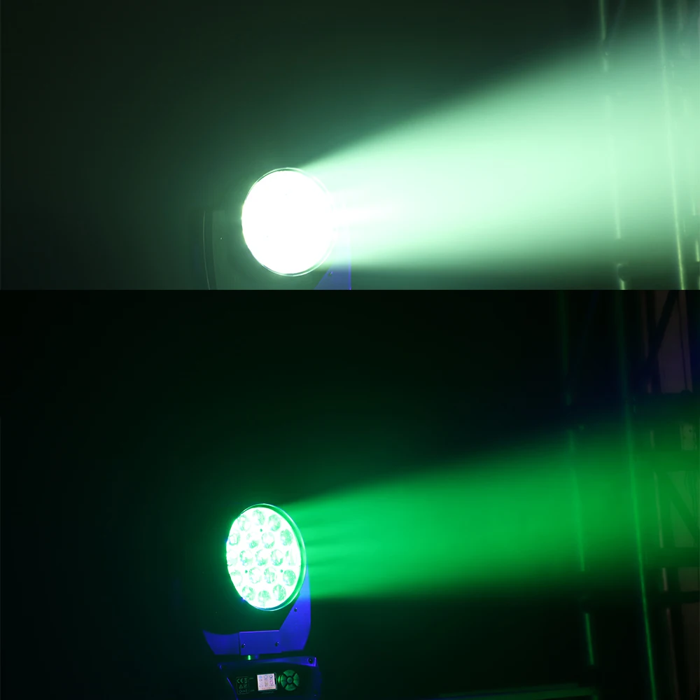 Caso do Vôo Movendo a Cabeça Olhos de Luz em Movimento 19x15 w Rgbw Zoom Lavagem Levou Leve 19 da Cabeça 12 Efeito de Iluminação de palco