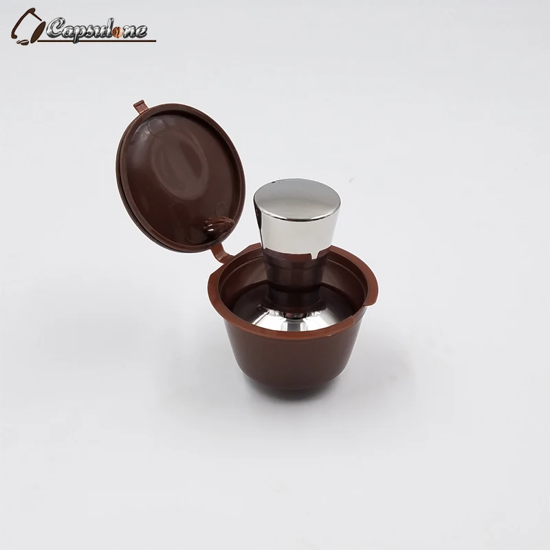 Фото Инструмент для розлива кофе Dolce Gusto, многоразовый аппарат для приготовления кофе в капсулах из нержавеющей стали №3