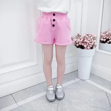 Детские шорты для девочек летние шорты для маленьких девочек-подростков одежда для девочек детские штаны для детей 6, 8, 10, 12 лет JW4812