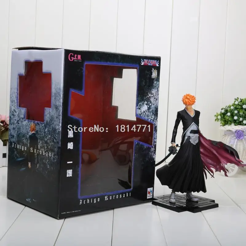 

19cm Bleach Figure Toy PVC Kurosaki Ichigo action figure toys New in Box Model