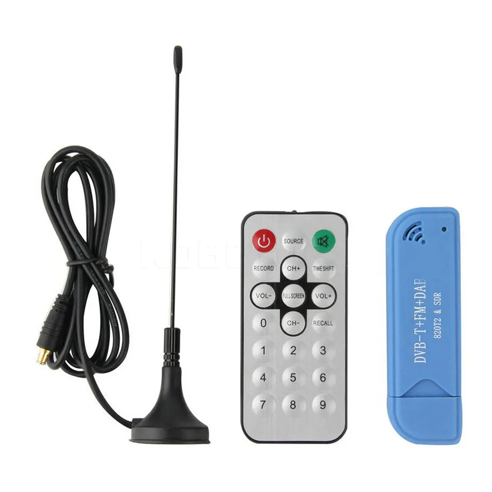 Kebidumei USB 2,0 программное обеспечение радио DVB-T RTL2832U+ R820T2 SDR цифровой ТВ вставляемый приемник
