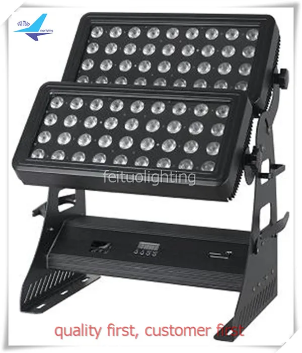 

4pcs/lot outdoor rgbw 4 in 1 led wash 72x10w super brightness led wall washer lighting dmx light