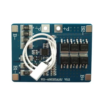 

3 series 11.1V 12.6V 18650 lithium battery protection plate working current 15A belt balancing function