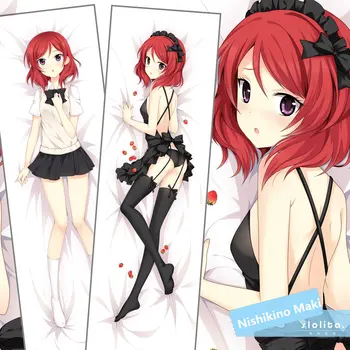 

Anime Love Live Nishikino Maki Sexy Hugging Body Pillow Case Cover Lovelive Long Adult Otaku Pillowcase 35*55/160*50cm