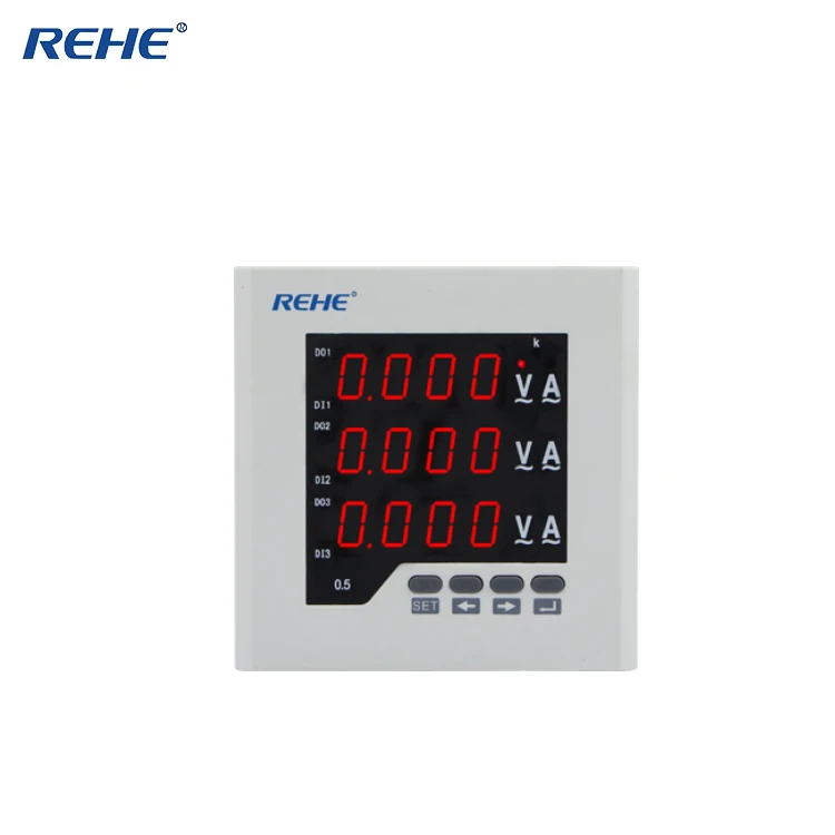 REHE RH-3UIF23 120*120 мм трехфазный цифровой комбинированный светодиодный измеритель