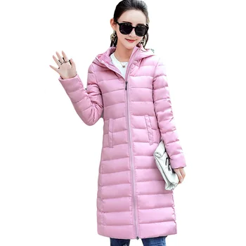 

Fashion Ladies Coats 2017 Winter Army Green Coat Women Parkas Long Thick Warm Cotton Jacket Women Jackets And Coats Black YP0366