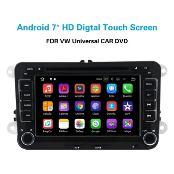 

android 7.1 car radio gps for VW/Volkswagen/Passat/POLO/GOLF/Skoda/Seat/Leon with Bluetooth/Wifi/GPS/USB DVR/TV/3G/ Back Camera