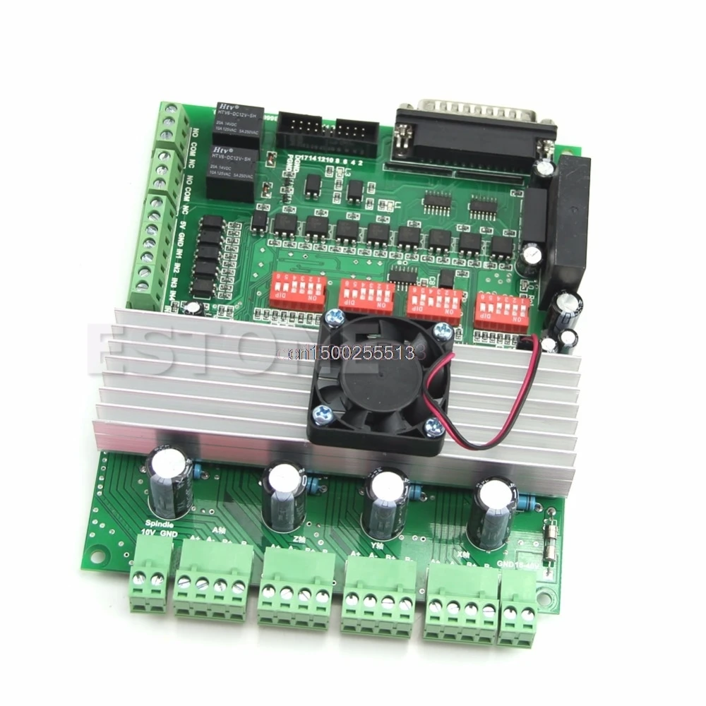 

4 Axis New TB6600 CNC Controller Max Current 5A 36V Stepper Motor Driver Board